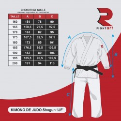 FIGHTART SHOGUN IJF BLANC